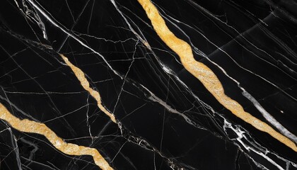 sleek black marble backdrop with striking golden veins and abstract fractal design