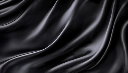 abstract black latex background smooth black fashion dark luxury texture black silk satin