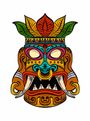 Cultural Mask Illustrations