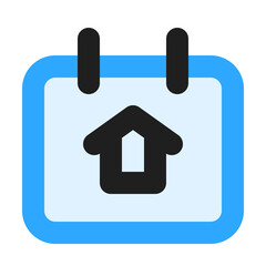 Home Date Vector Icon
