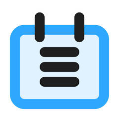 Date Menu Vector Icon
