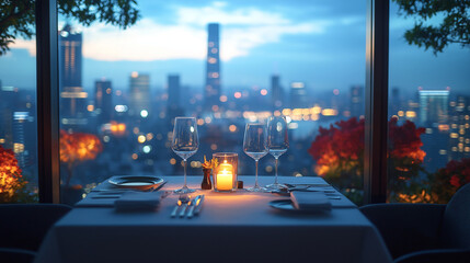 高級ホテルのレストラン