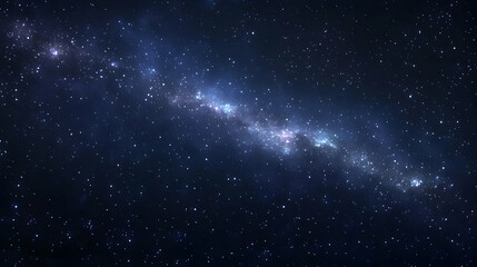 A breathtaking view of a night sky filled with stars and a band of the milky way galaxy.