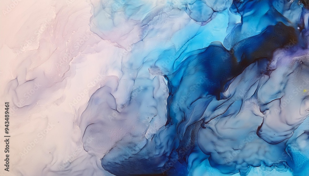 Wall mural abstract ink texture background made with generated ai