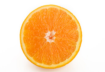 Orange slice isolated on white background