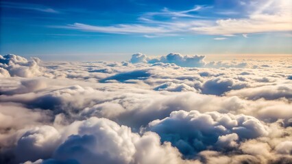 view of clouds in the sky from a plane
