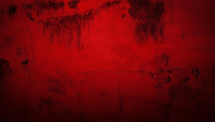 eerie and spooky red wall texture background generative ai