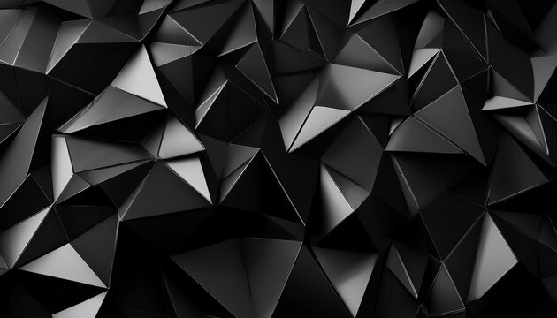 random shifted rotated black triangles background wallpaper