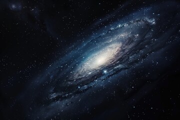 Obraz premium Abstract galaxy background featuring vibrant colors, swirling textures, and cosmic elements...