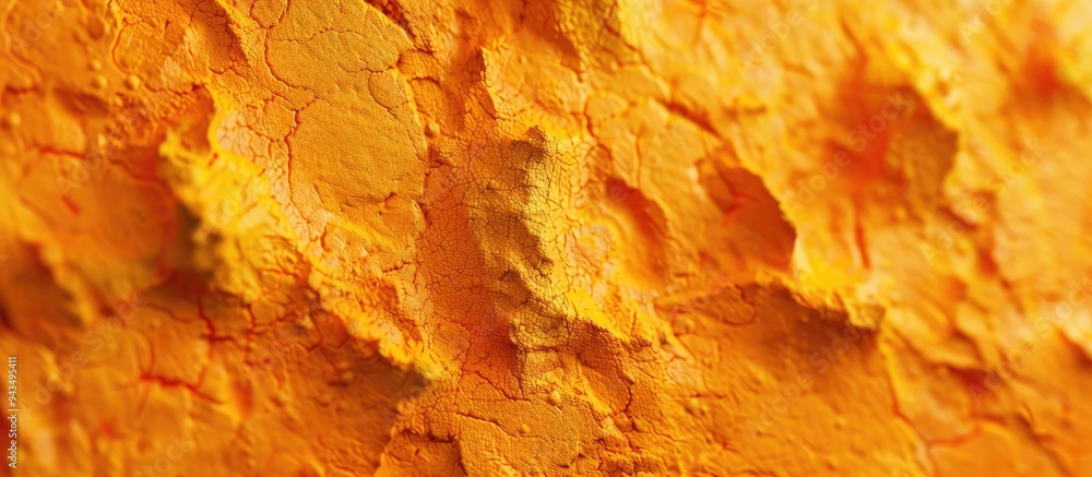 Aufkleber Detailed close up of an orange textured background with ample copy space image