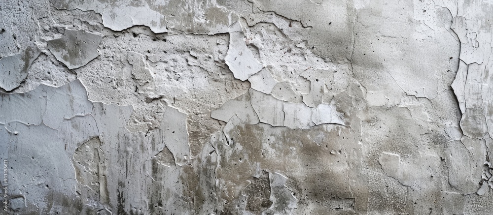 Aufkleber stucco textured background on a weathered concrete wall with space for adding images. creative banne