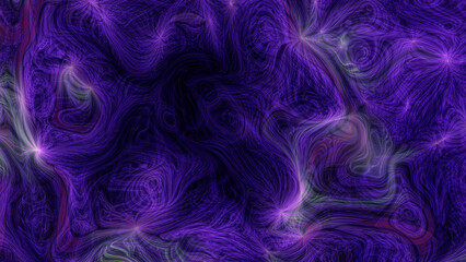 Colorful psychedelic background made of interweaving curved shapes