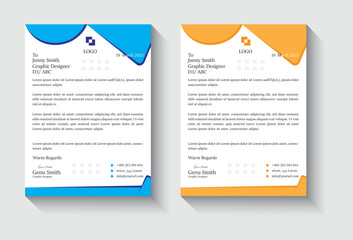 Latterhead design template