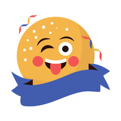 World smile day, vector cartoon illustration