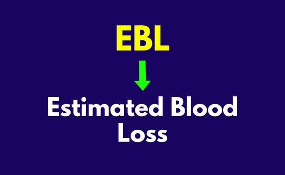 EBL Meaning, Estimated Blood Loss