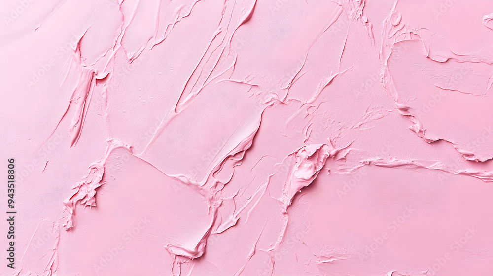 Poster light pink textured background with a mix of smooth and rough patches creating an artistic and soft 