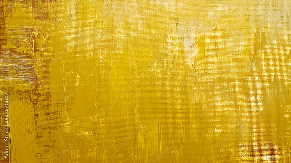 Poster rich mustard yellow canvas with soft texture and visible brush strokes creating a warm and inviting 