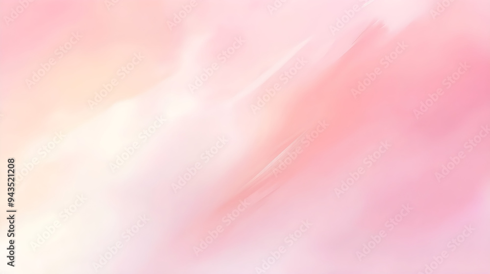 Aufkleber a soft pink gradient background features delicate hues blending harmoniously to create a serene and 
