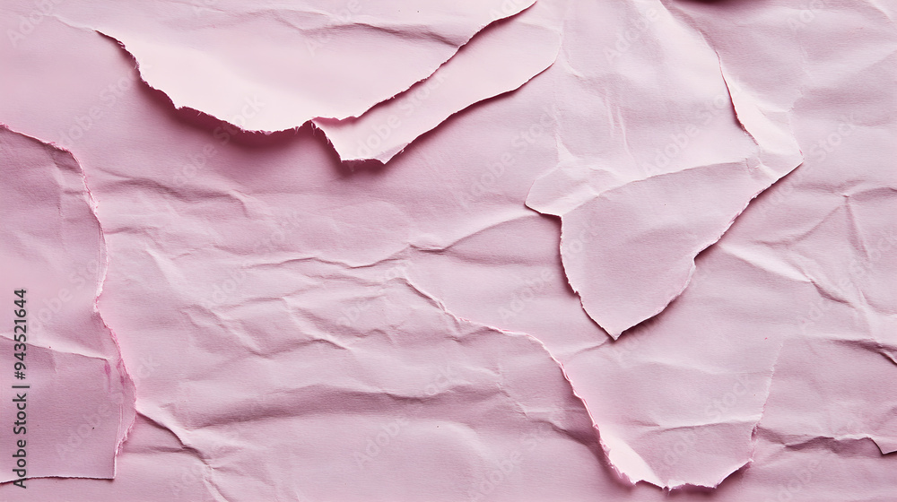 Poster soft pink paper texture features slight crinkles and subtle shadows creating a gentle, tactile backg