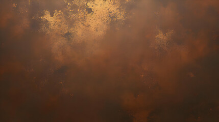 Obraz premium Brown and Gold Background with Splashes of Metallic Paint