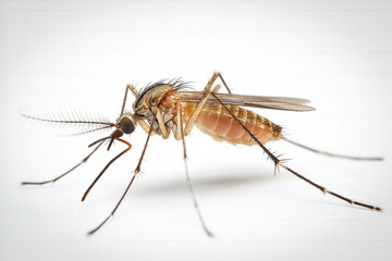 Mosquito On White Background