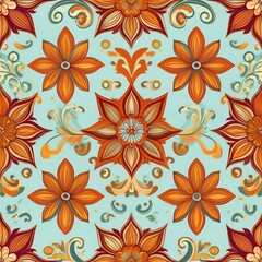 seamless pattern design, vector illustration
