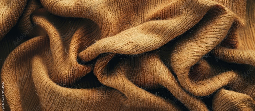 Poster high quality photo of wool products showcasing a soft cashmere texture on a textile background with 