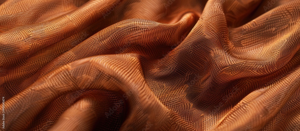 Fototapete close up image showing a textured textile fabric background with copy space image