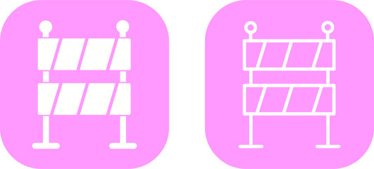 Barricade Vector Icon