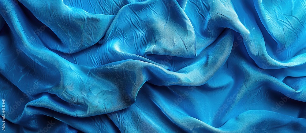 Poster High quality photo of a blue background texture suitable for graphic and web design with copy space image