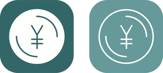 Yen Symbol Vector Icon
