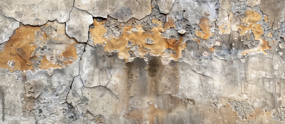 Poster old weathered building wall creating an abstract background with copy space image
