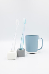 コップと歯ブラシ立て