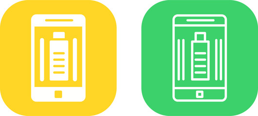 Mobile Battery Vector Icon