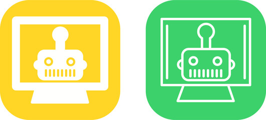 Artificial Bot Vector Icon