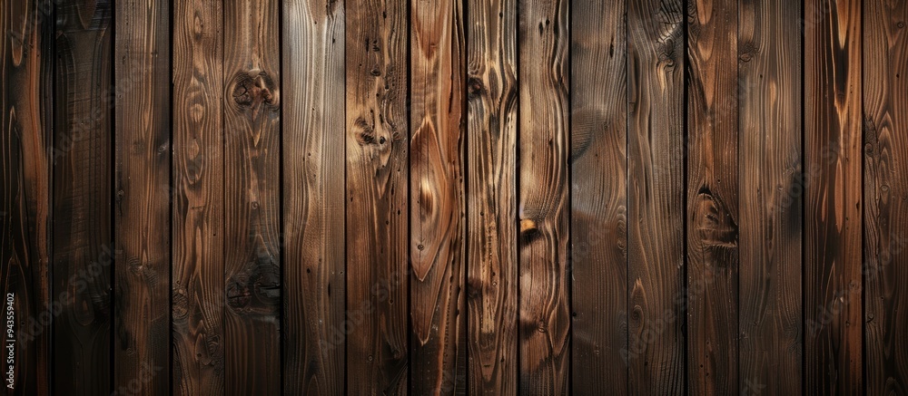 Aufkleber Wood texture background with a natural brown hue an abstract wooden panel concept for a copy space image