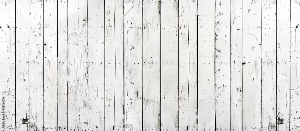 Poster background features white wooden boards displaying texture suitable as a copy space image