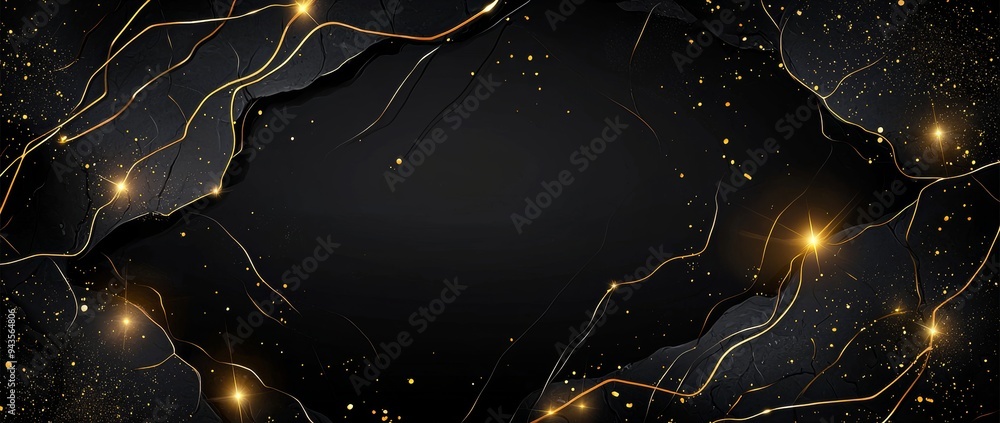 Poster banner and invitation card designed with modern abstract art background and brush stroke elements. v