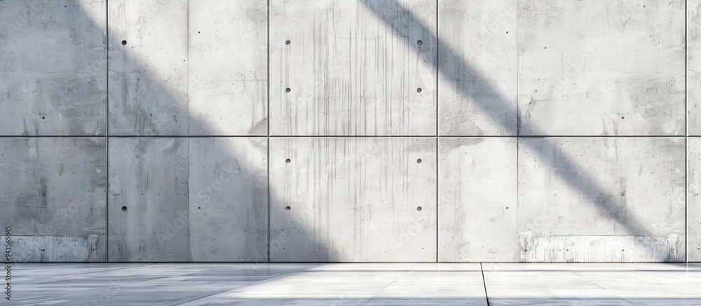 Leinwandbilder white concrete wall background with copy space image for texture or paper display