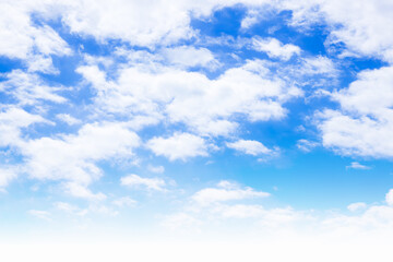 Obraz premium 青空と白い雲