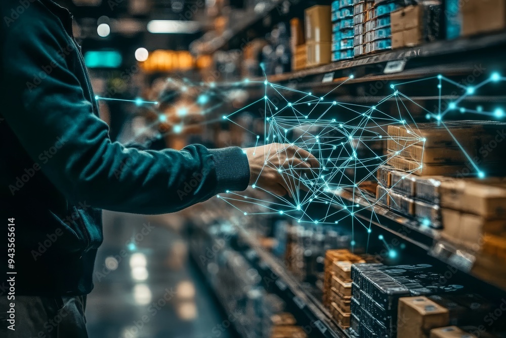 Poster exploring blockchain s role in combating counterfeit goods with multiagent systems for consumers