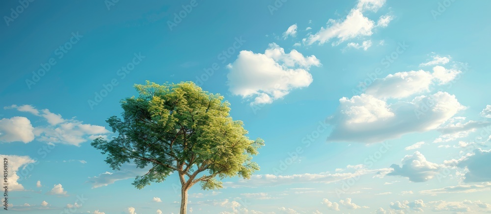 Aufkleber resin tree against sky backdrop serving as raw material for industries like matches plastics varnish