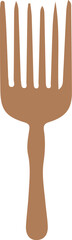 spoon silhouette vector illustration.