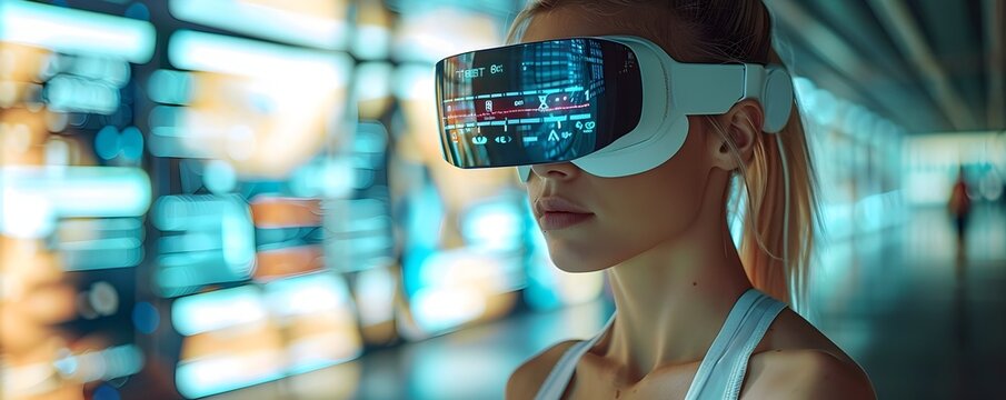 Augmented Reality Glasses Enhancing Digital Health Data During Exercise Training