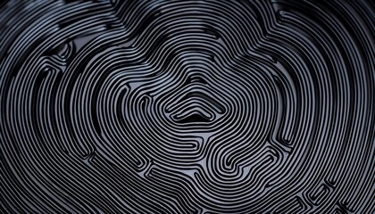 black fingerprint maze labyrinth background wallpaper