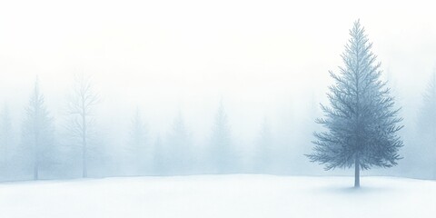 A whimsical Christmas Eve landscape brought to life with gentle watercolor hues evokes a sense of wonder and joy during this special time of year.