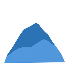 beautiful icy mountains and ridges