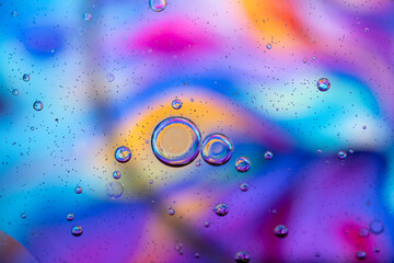 abstract colourful background with bubbles 