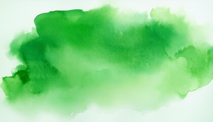 green watercolor background texture blotches of watercolor paint textured pastel green paper light...