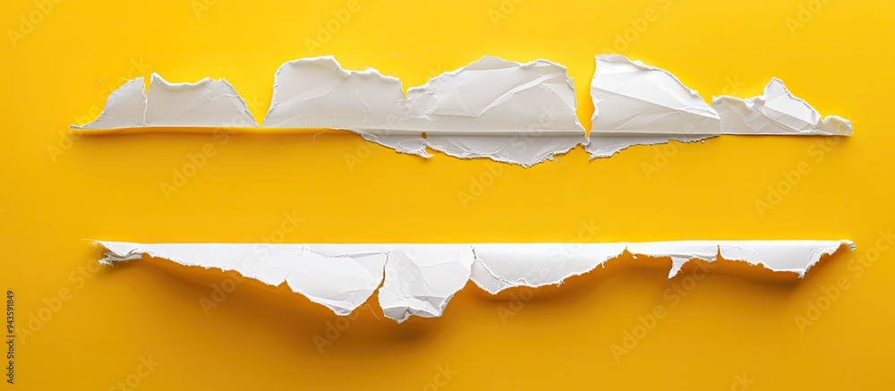 Poster symbolic special order note on torn white paper against a yellow backdrop themed as a special order 